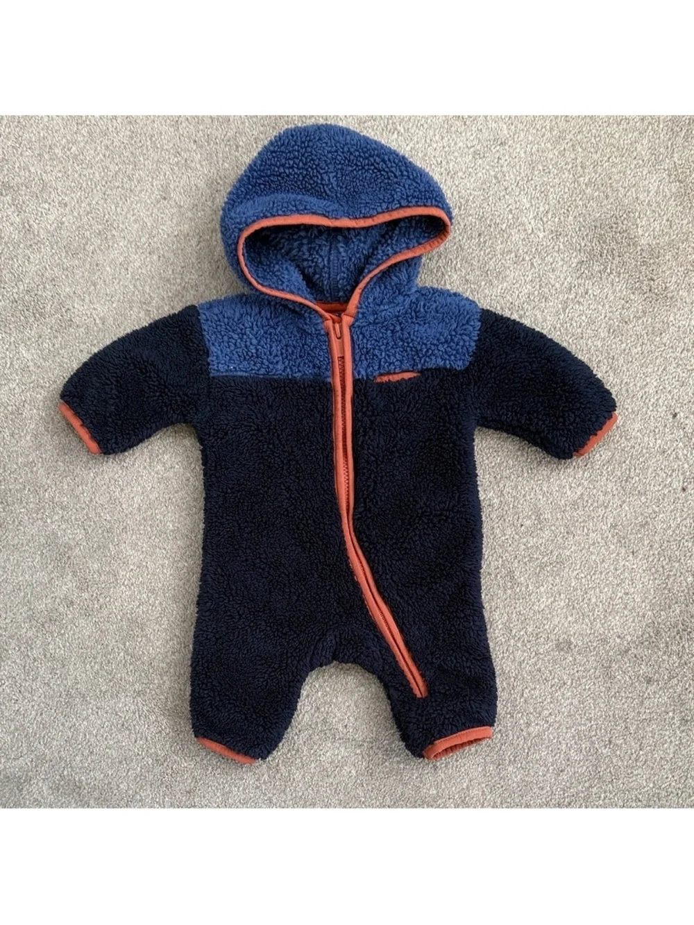 Old Navy Unisex Hooded Sherpa One-Piece for Baby